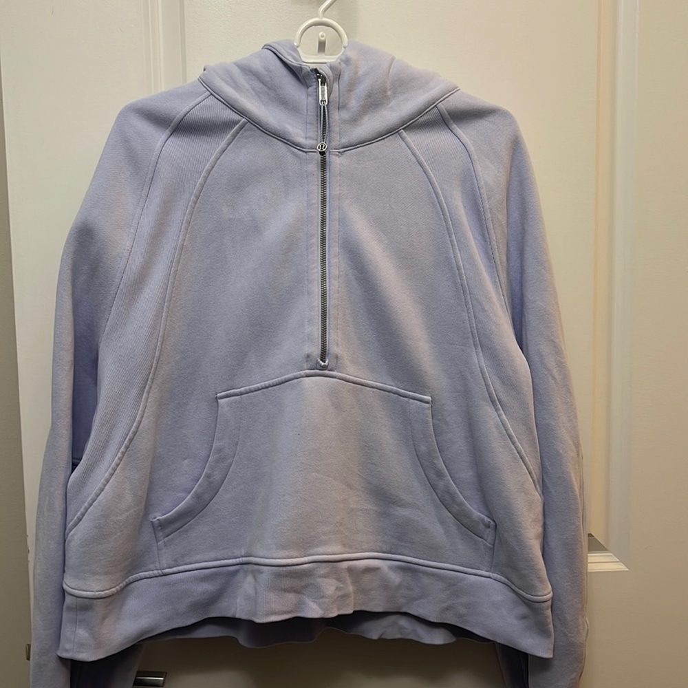 lululemon athletica Lavender Half-Zip Hoodie